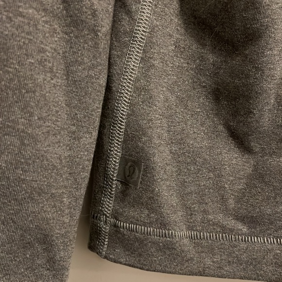 lululemon open back long sleeve in grey - Picture 3 of 3